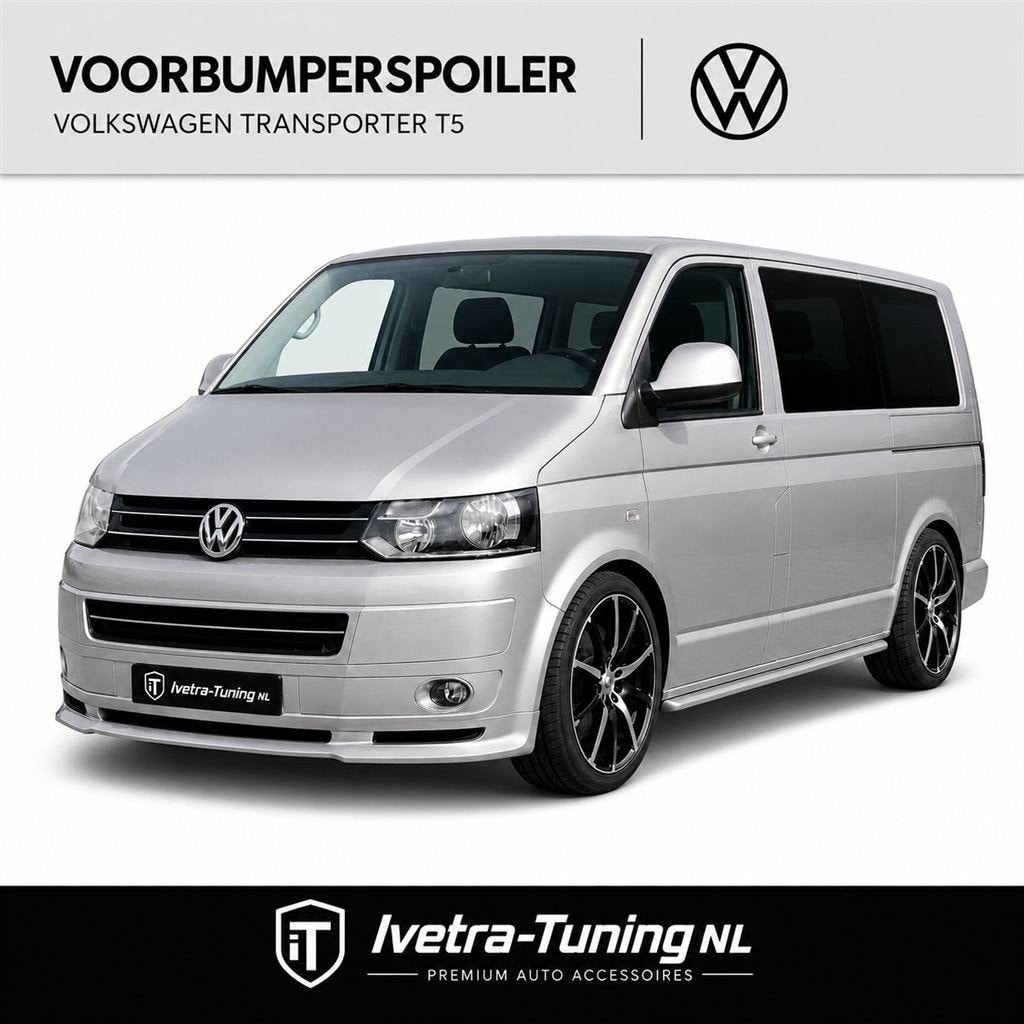 Voorbumperspoiler VW Transporter T5 | Frontsplitter VW T5, Verzenden, Ivetra-Tuning NL, Info@ivetra-tuning.nl   |   www.ivetra-tuning.nl