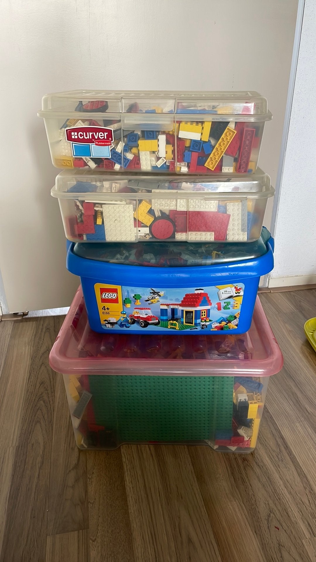 15kg aan oude legoblokjes, Ophalen, Zo goed als nieuw