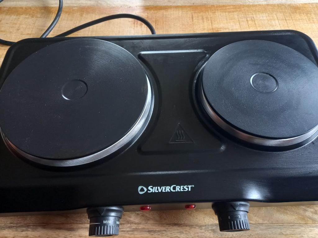 Silvercrest dual hotplate, Witgoed en Apparatuur, Kookplaten, Nieuw, 3 kookzones of minder, Ophalen of Verzenden, Vrijstaand