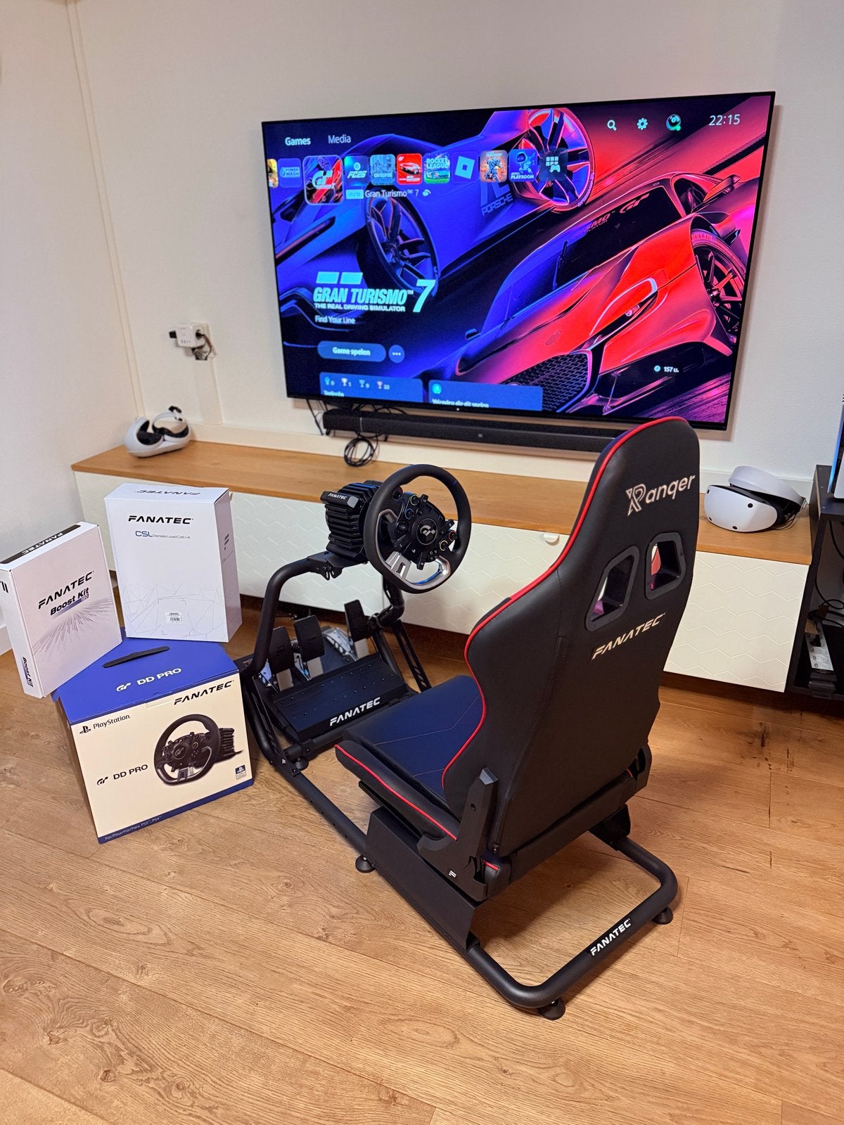 !!!FANATEC !!!Gran Turismo DD Pro Premium Bundel, Ophalen, Zo goed als nieuw, Playseat of Racestoel, PlayStation 5