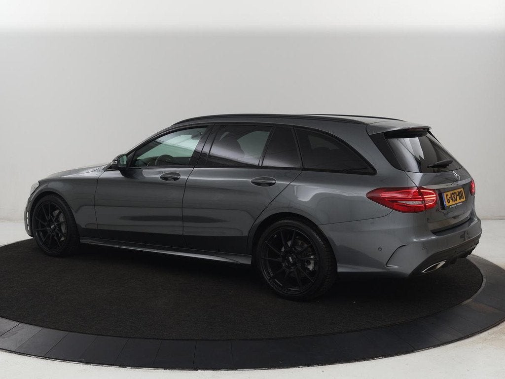 Mercedes-Benz C-klasse 160 AMG | Stoelverwarming | Carplay |, Automaat, 4 cilinders, Leder en Stof, Origineel Nederlands