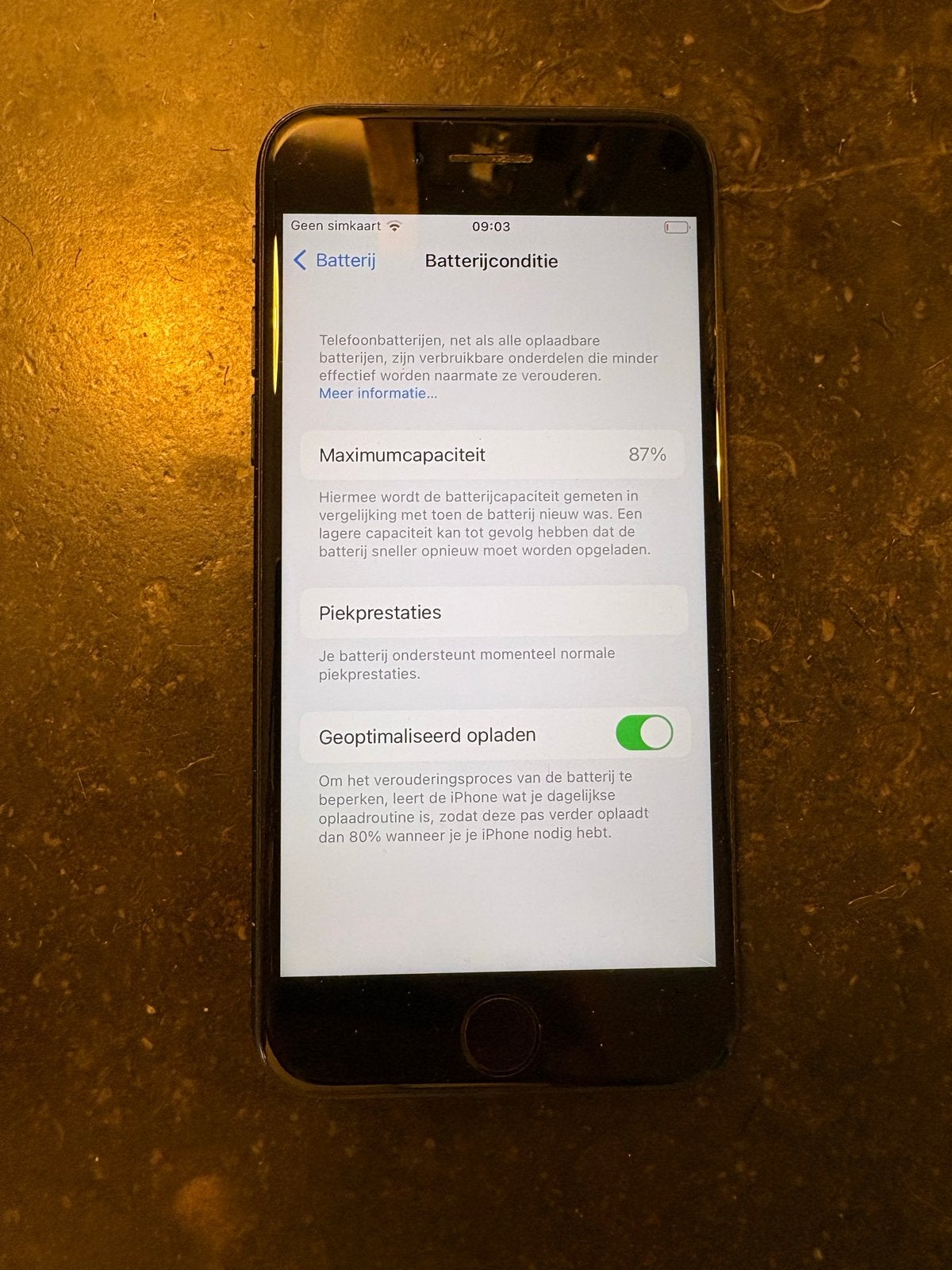 iPhone 7 Zwart 32GB - Goede staat, 87% batterijconditie, Telecommunicatie, Mobiele telefoons | Apple iPhone, Gebruikt, Zwart, 32 GB