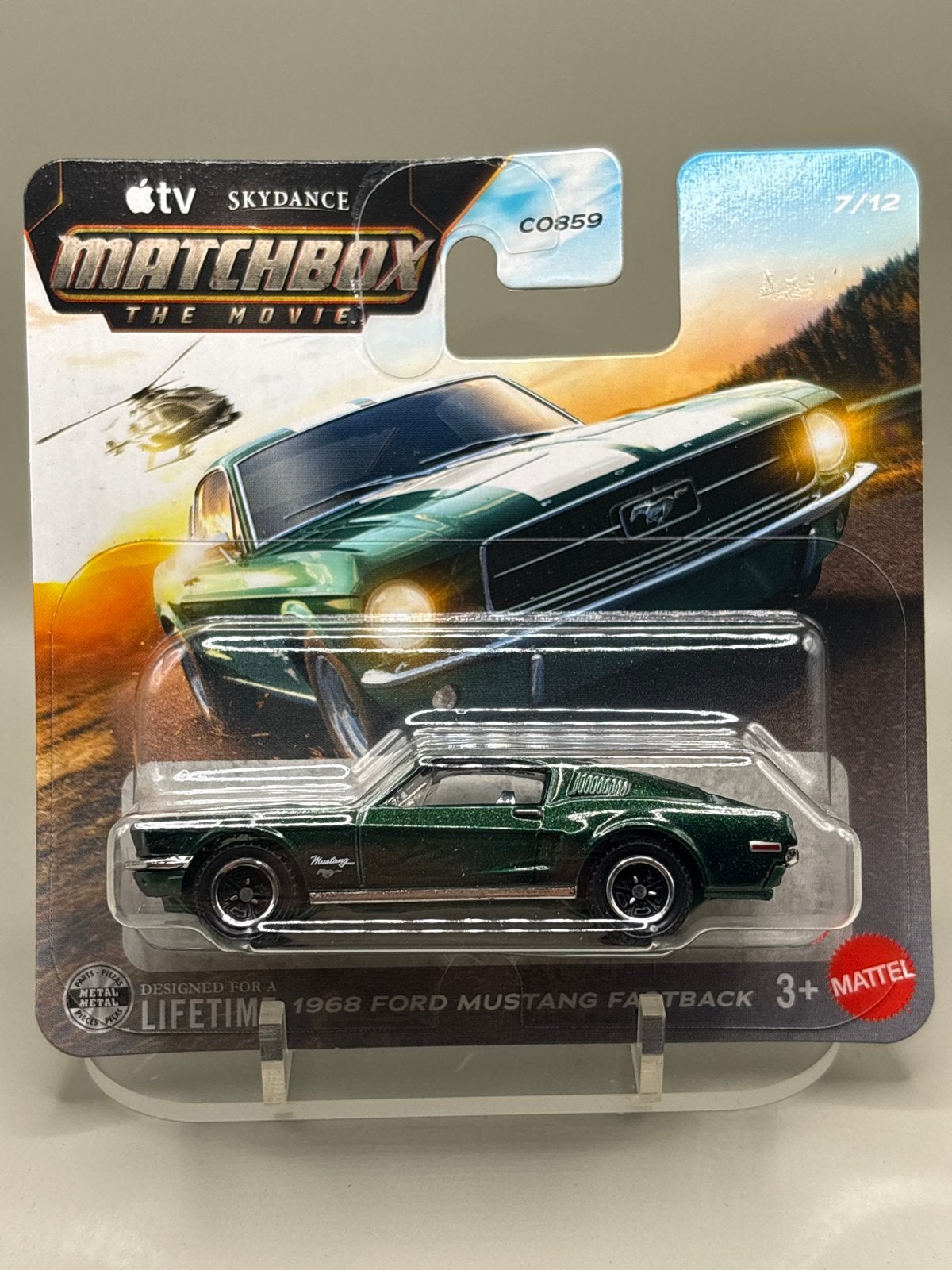 Matchbox The Movie 1968 Ford Mustang Fastback, Auto, Nieuw, Ophalen of Verzenden, Mattel