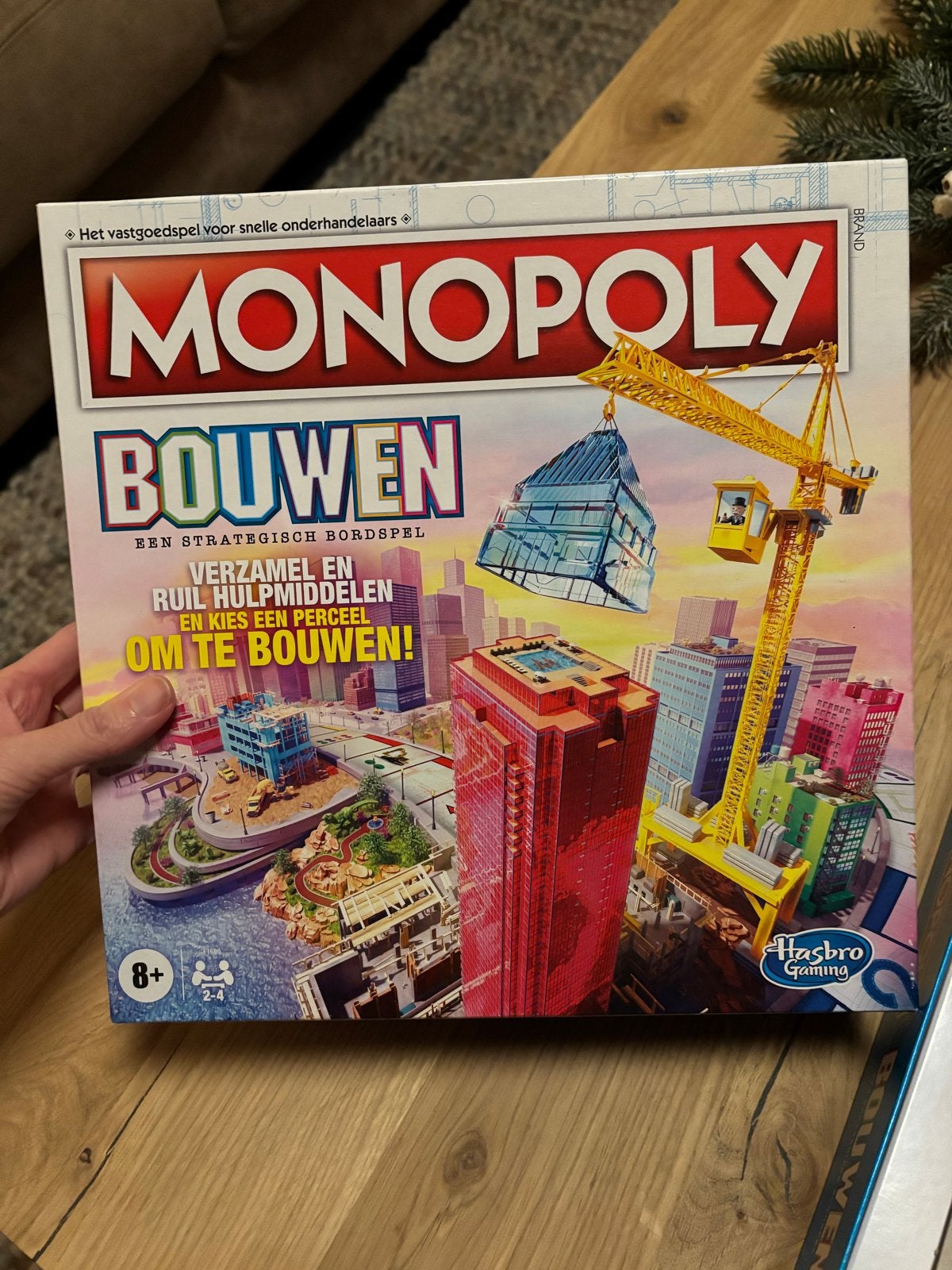 Monopoly Bouwen - Strategisch Bordspel Hasbro Gaming, Drie of vier spelers, Ophalen of Verzenden, Zo goed als nieuw