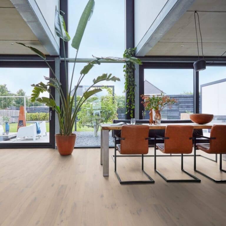 Lamel Parket Reseda Rustiek wit eiken 5101 - vooraf geoiled, Parket, Lamel parket vloer, 75 m² of meer, Nieuw