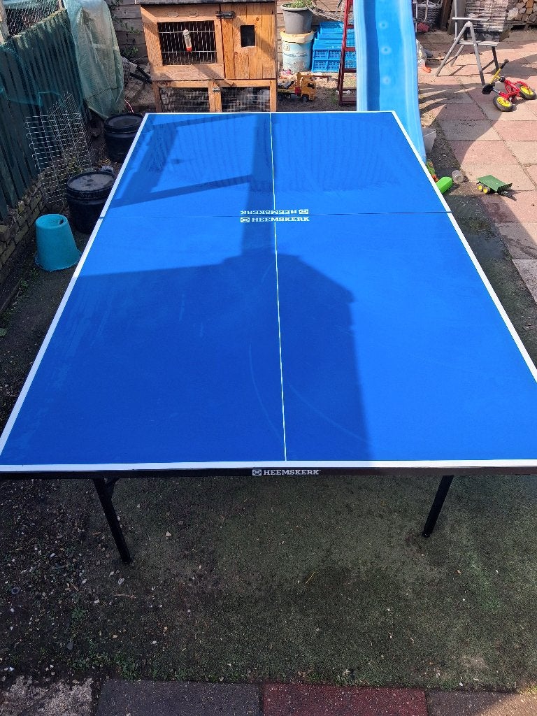 Tafeltennis tafel, Sport en Fitness, Ophalen, Gebruikt, Tafel Outdoor, Inklapbaar
