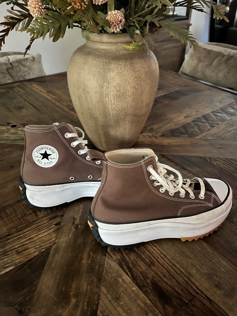Converse All Stars hoge sneakers, Kleding | Heren, Schoenen, Ophalen, Bruin, Converse All Star, Sneakers of Gympen