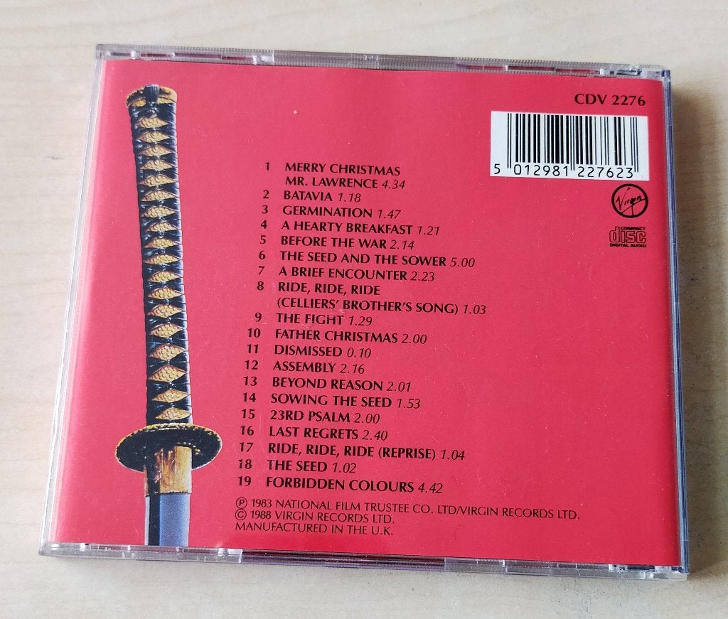 Merry Christmas Mr Lawrence Soundtrack CD Ryuichi Sakamoto, Ophalen of Verzenden, Gebruikt