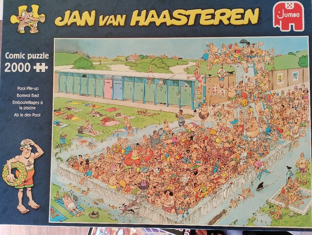 Jan van Haasteren, Ophalen, 500 t/m 1500 stukjes, Gebruikt, Legpuzzel
