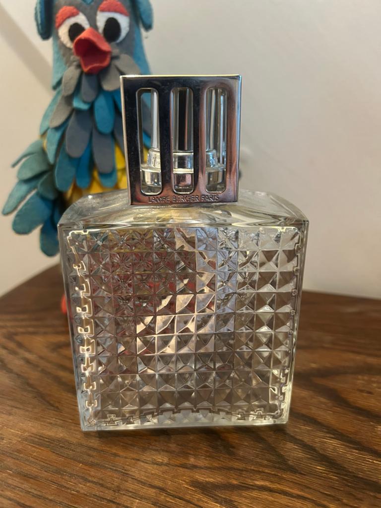Lampe Berger Diamant, Gebruikt, Overige stijlen, Ophalen of Verzenden, Wit