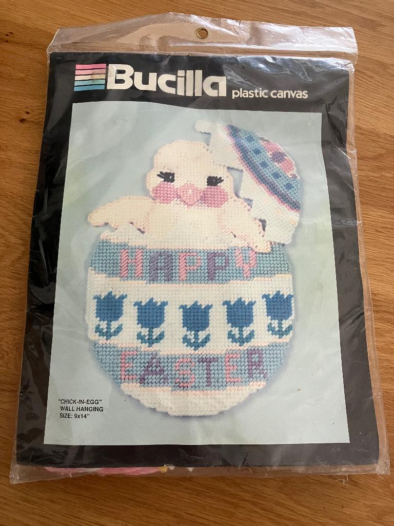 Nieuw en compleet bucilla nr 6018 canvas borduren voor PASEN, Ophalen of Verzenden, Nieuw, Borduurpakket