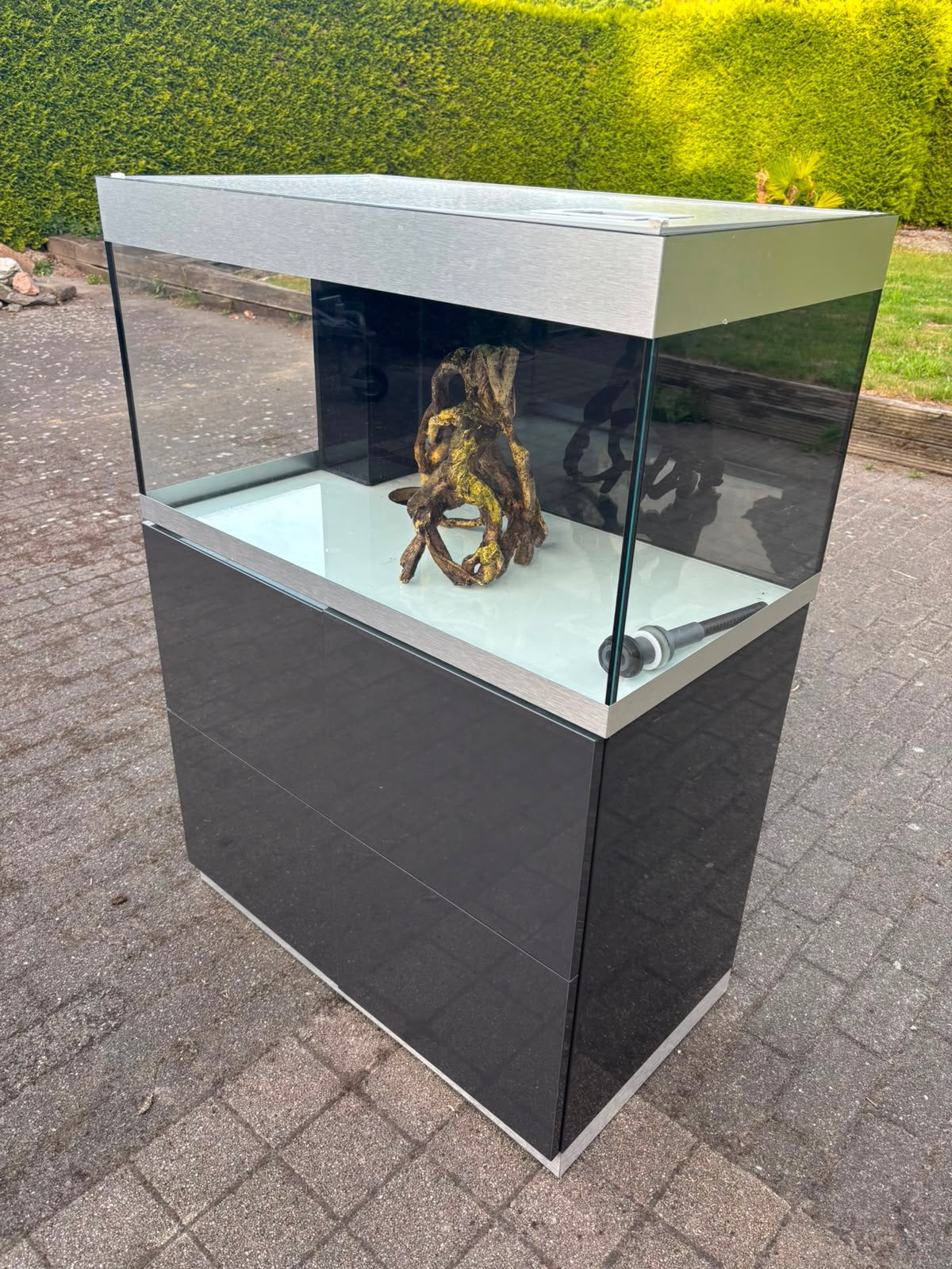 Oase highline 200 optiwhite/antraciet, Ophalen, Zo goed als nieuw, Leeg aquarium, Oase