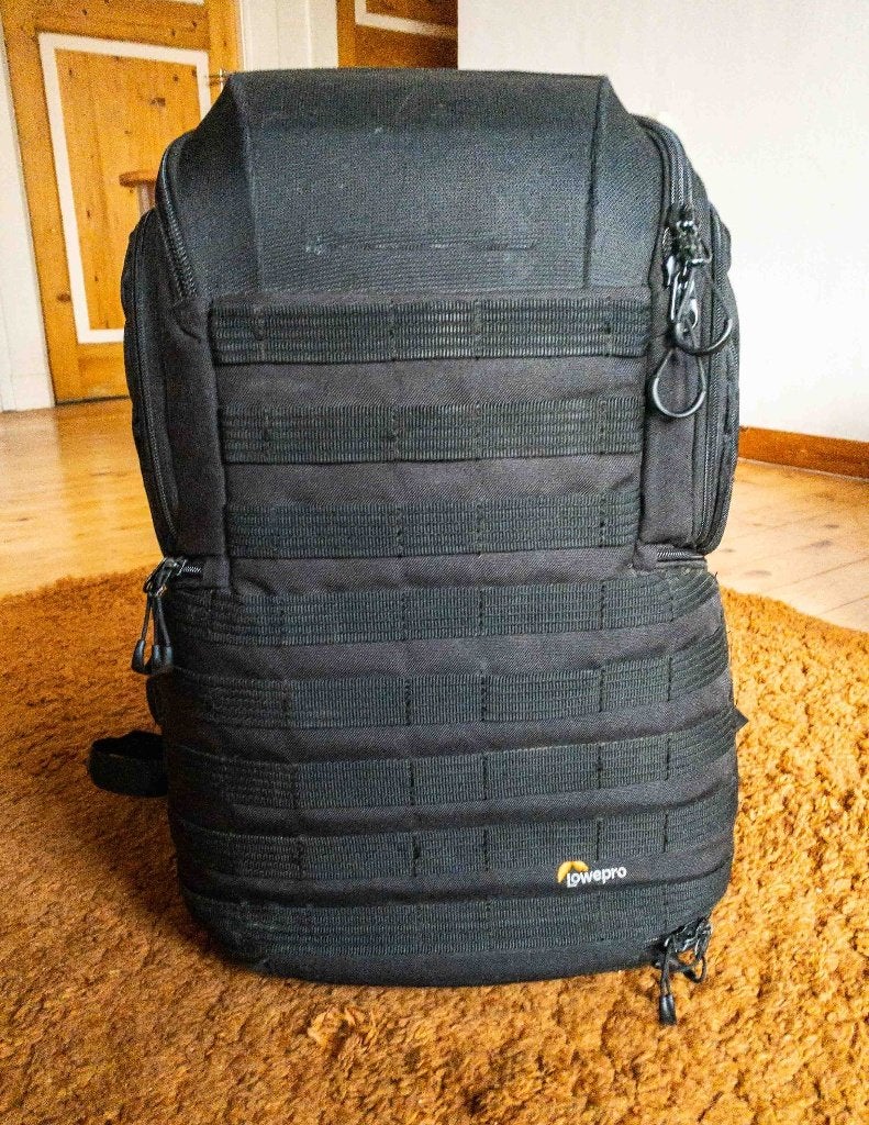 Lowepro ProTactic 450 AW II, Rugtas, Ophalen of Verzenden, Laptopvak, Zwart