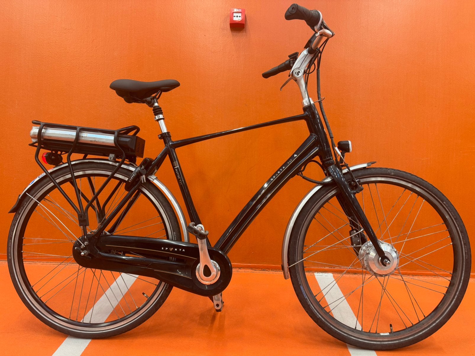 Sparta C3 elektrische herenfiets met nieuwe accu e-bike, Ophalen, Zo goed als nieuw, Sparta, Versnellingen
