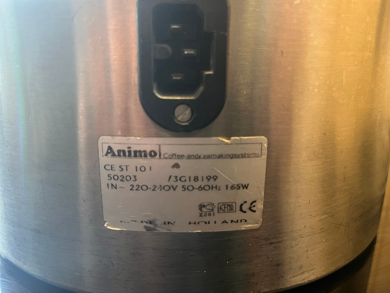 Animo CE ST 101 Koffie- en theezetapparaat, Ophalen, Gebruikt, 10 kopjes of meer, Koffiemachine