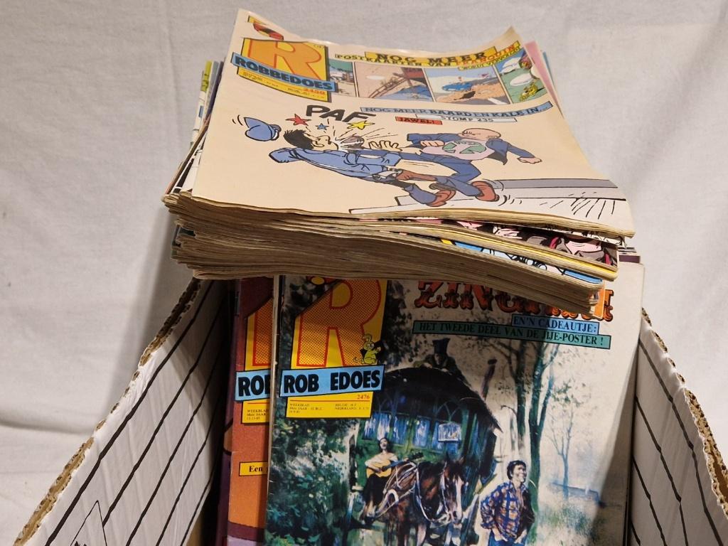 Partij Robbedoes magazines, Ophalen, Gelezen, Stripboeken
