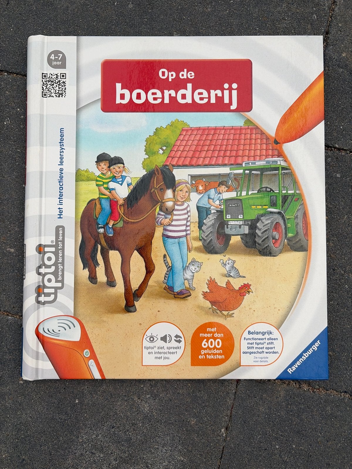 Tiptoi educatief boek Op de boerderij 4-7 jaar, als nieuw!!, Boeken, Non-fictie, Jongen of Meisje, Ophalen of Verzenden, Zo goed als nieuw