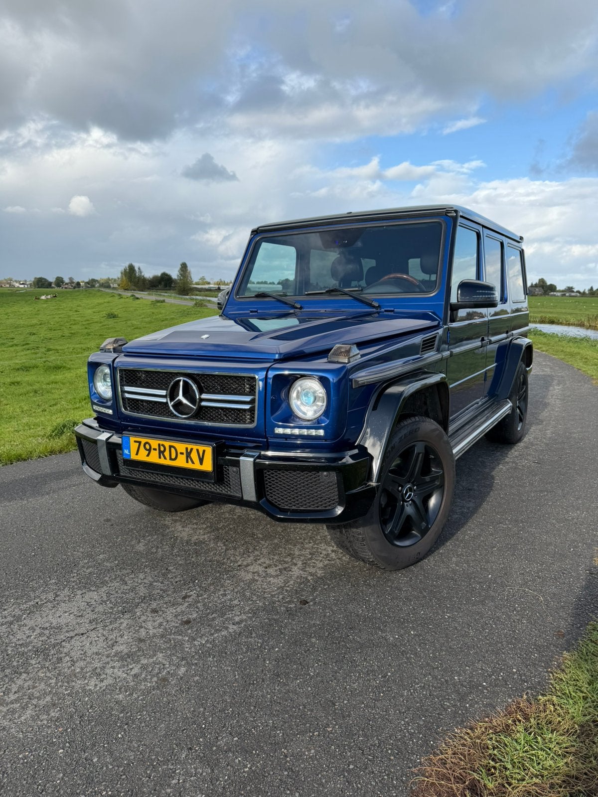 Mercedes-Benz G-Klasse 4.0 CDI G400 ST WGN Lang AUT 2002, Auto's, Automaat, Blauw, 2420 kg, Leder