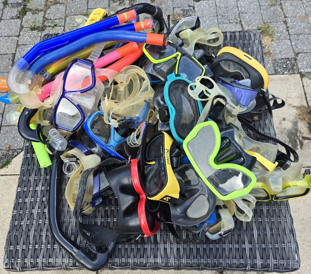Partij Duikbrillen & Snorkels | Diverse Merken en Maten, Ophalen of Verzenden, Gebruikt, Snorkelmasker