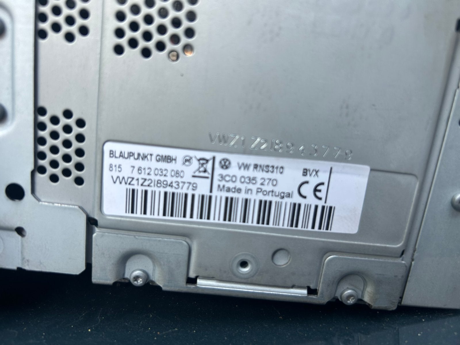 VW RNS310 Navigatiesysteem - Blaupunky GmbH, Ophalen, Gebruikt