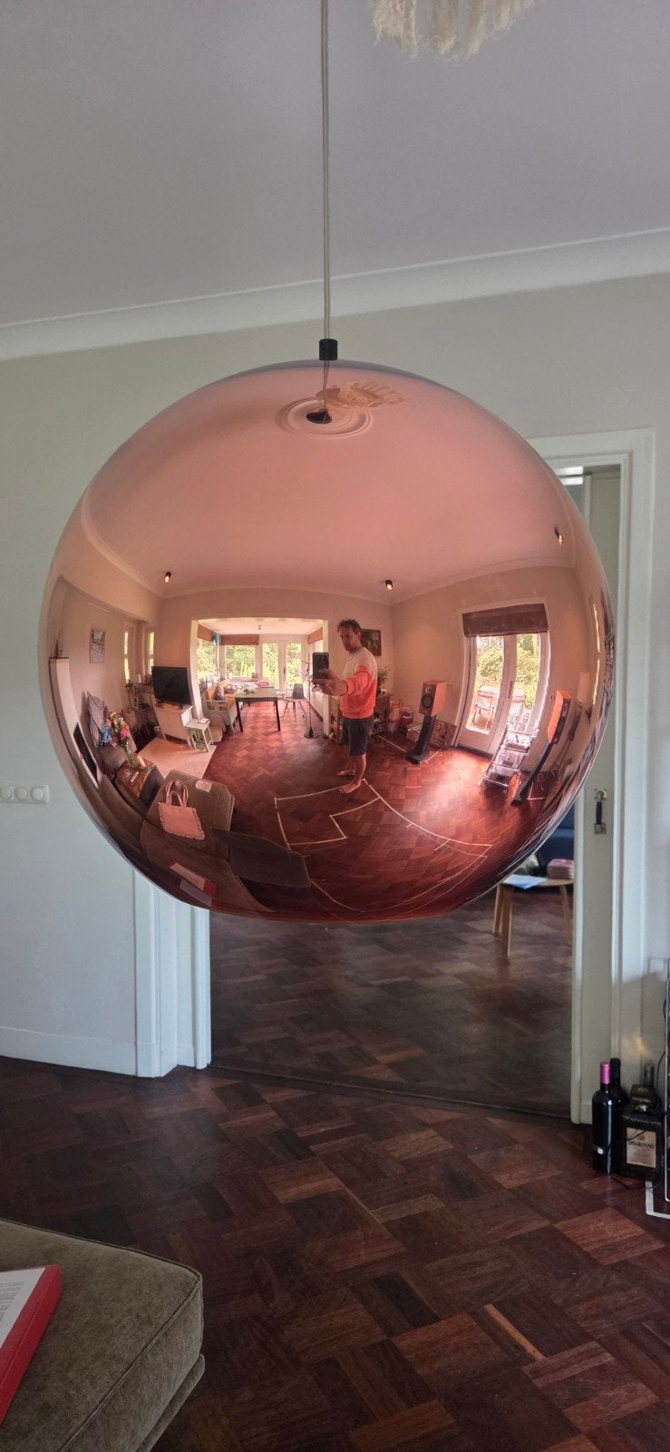 Tom Dixon Copper Shade hanglamp - 45 cm diameter, Zo goed als nieuw, Metaal, Modern, Design, Industrieel, E27 (groot)