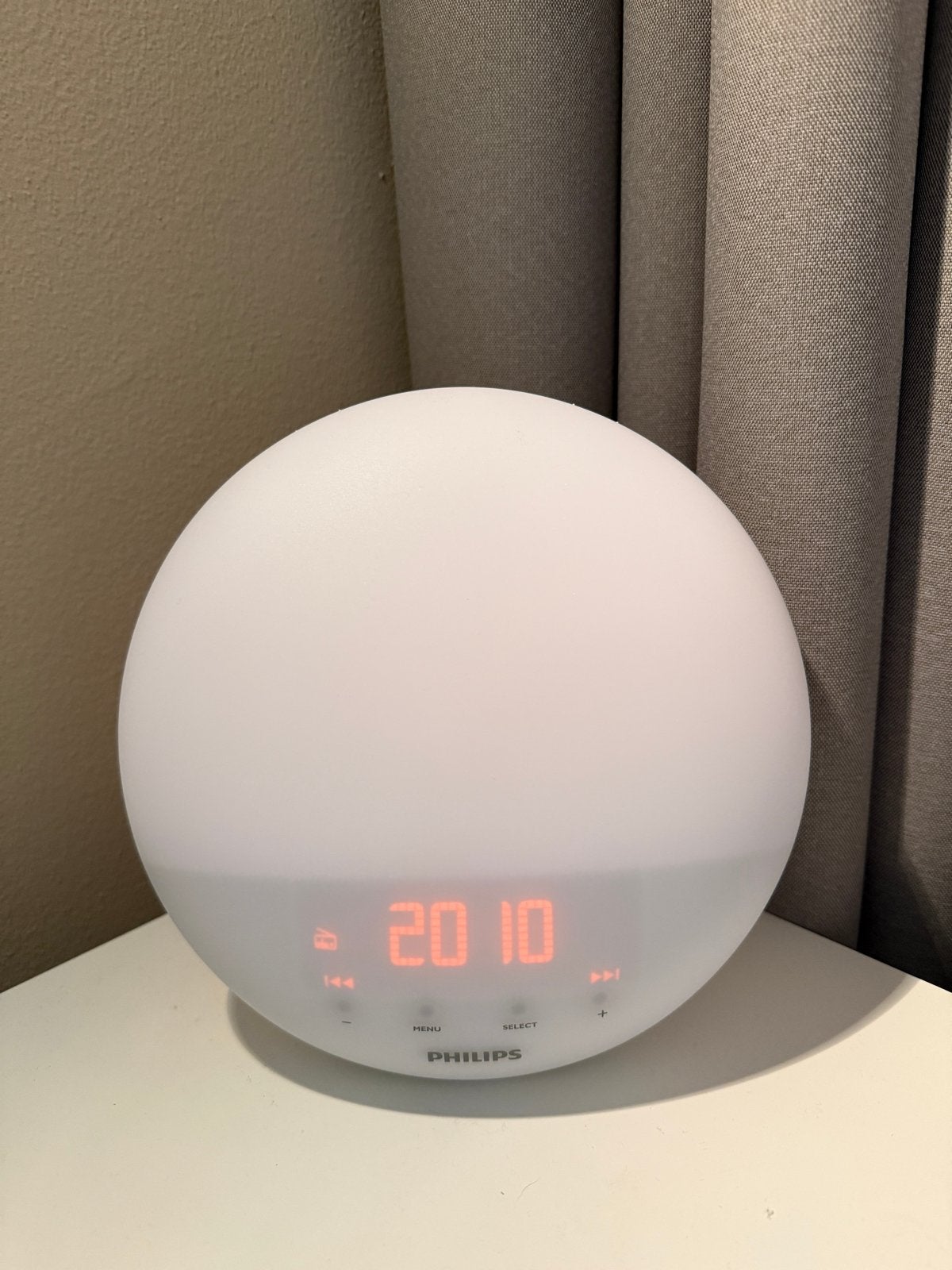 Philips SmartSleep Wake-up Light HF3650/01, Kunststof, Ophalen of Verzenden, Zo goed als nieuw, Modern