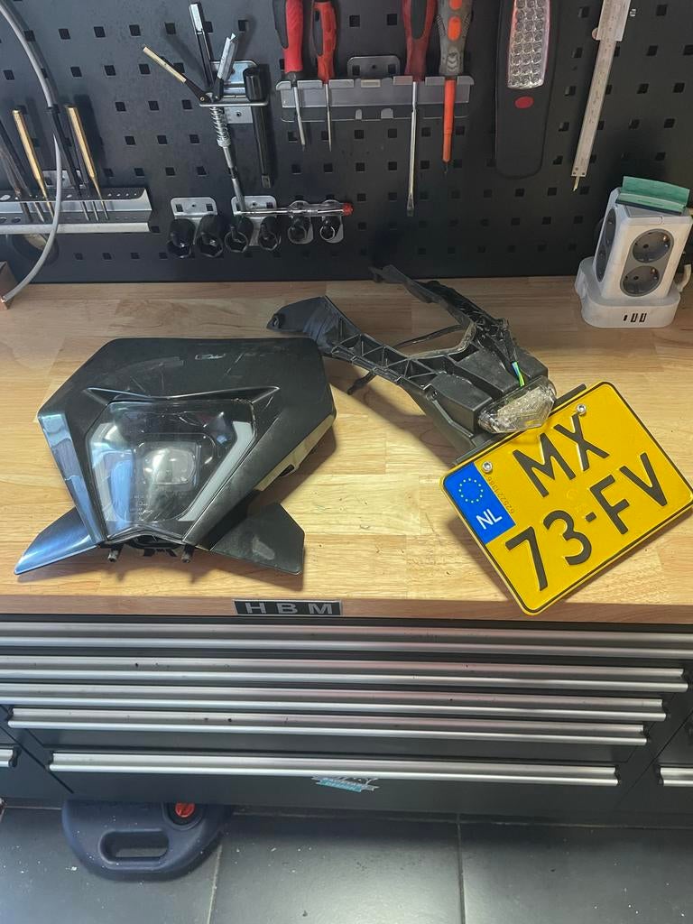 KTM 2-takt kenteken 1995 zonder frame, Ophalen of Verzenden, Gebruikt