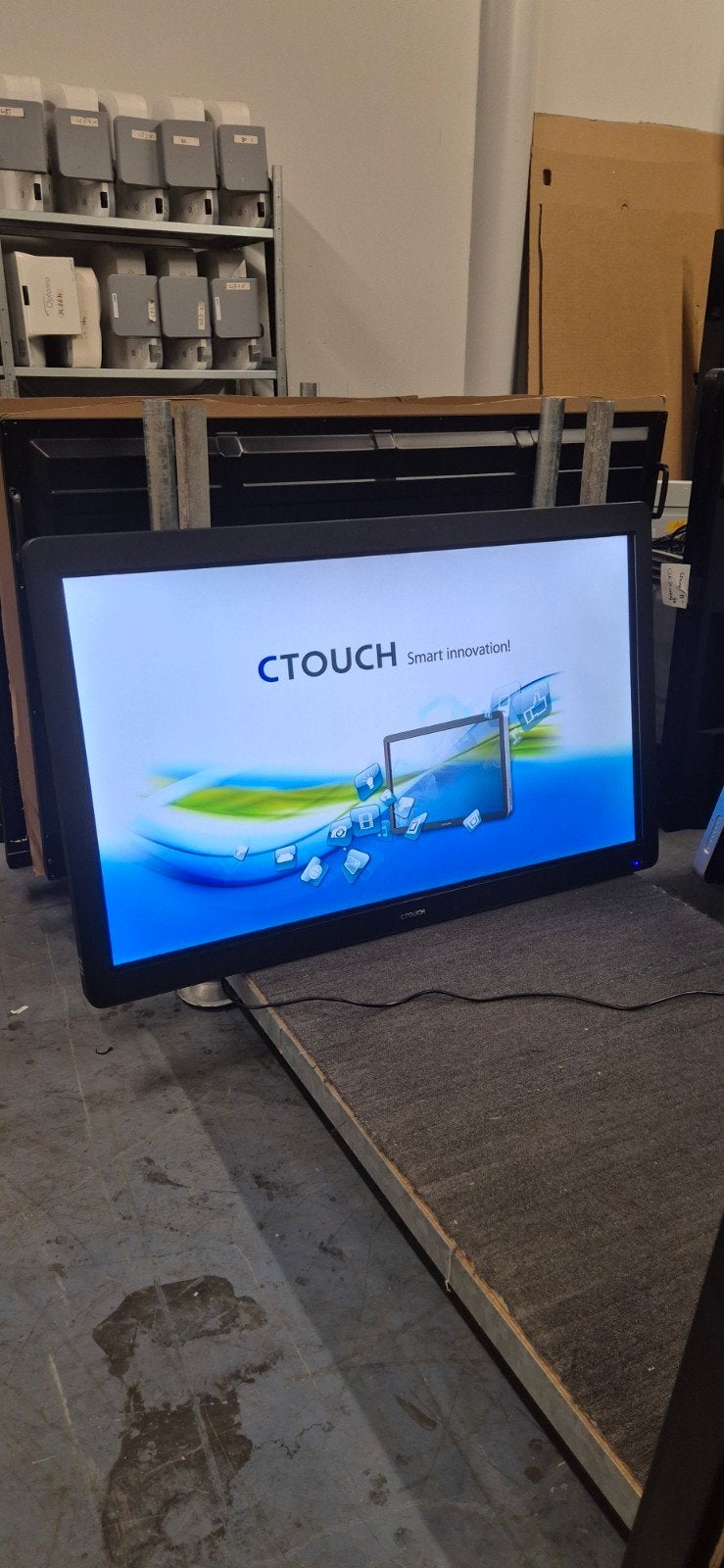 WK AKTIE!!! Ctouch 60 inch Full HD touchscreen - OP=OP!!!, Ophalen, Ctouch, Gebruikt, Digiboard