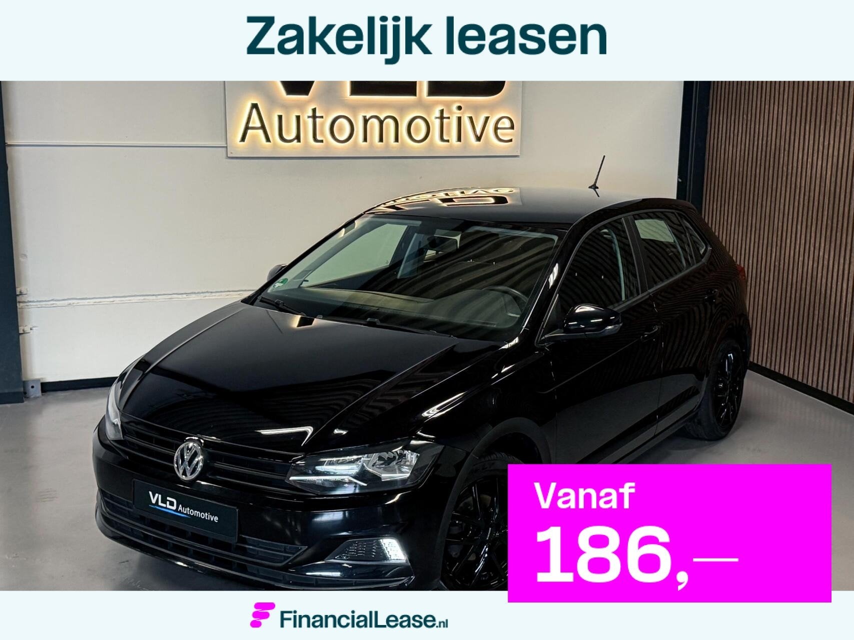 Volkswagen Polo 2017 1.0 MPI Trendline Carplay Airco, 1005 kg, Gebruikt, Met garantie (alle), Zwart