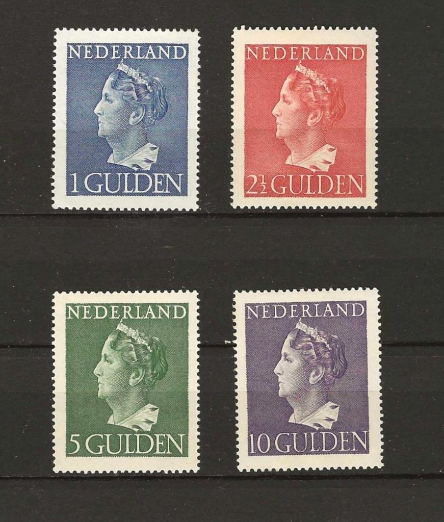 NVPH 346/349 Konijnenburg ongebruikt, Postzegels en Munten, Postzegels | Nederland, Ophalen of Verzenden, Postfris