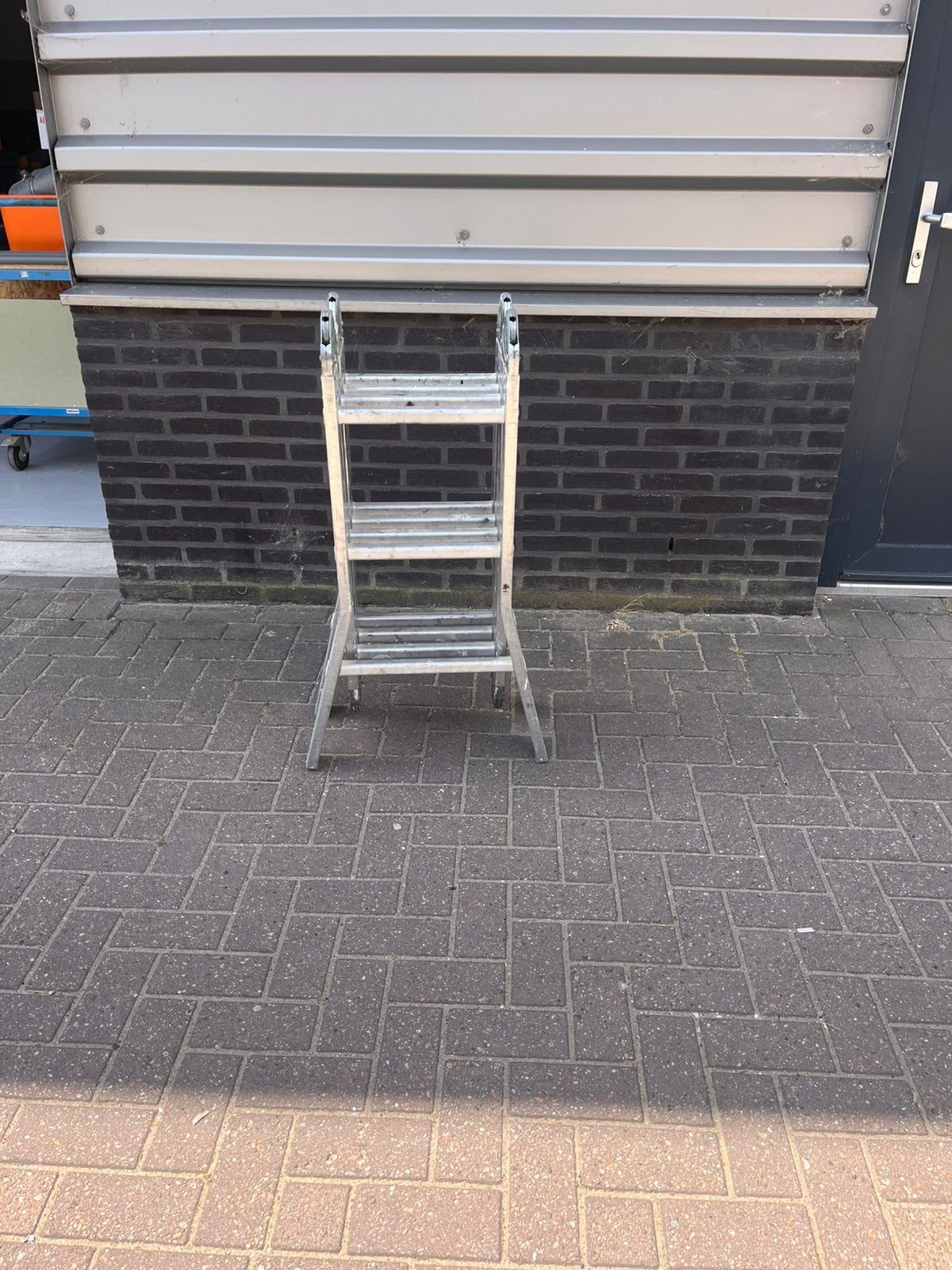 Altrex Vouwladder, Doe-het-zelf en Verbouw, Ladders en Trappen, Ophalen, Gebruikt, Ladder, Opvouwbaar of Inschuifbaar