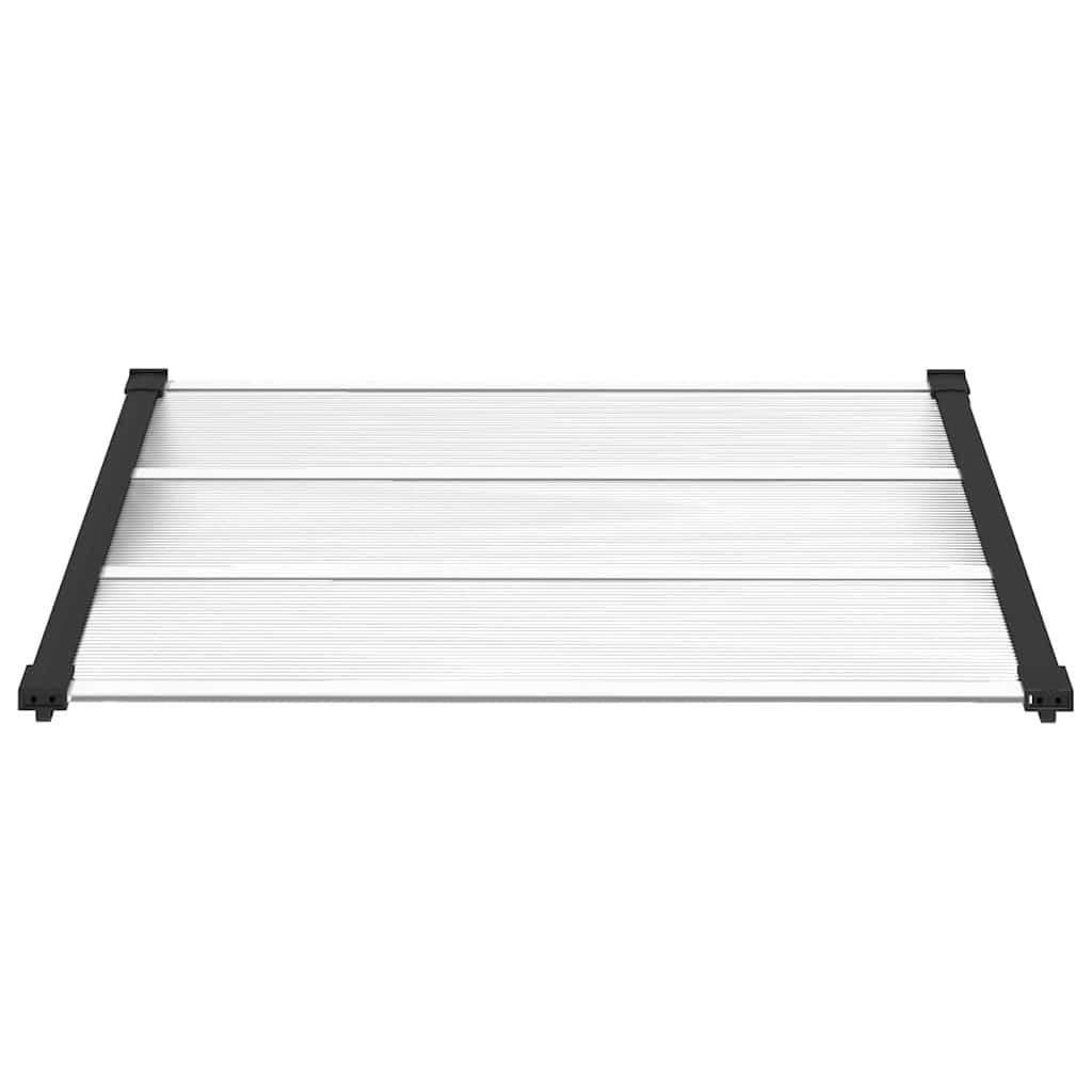Deurluifel afdak luifel 122 x 90 cm zwart GRATIS BEZORGD!, Overige materialen, Verzenden, Minder dan 20 mm, Nieuw