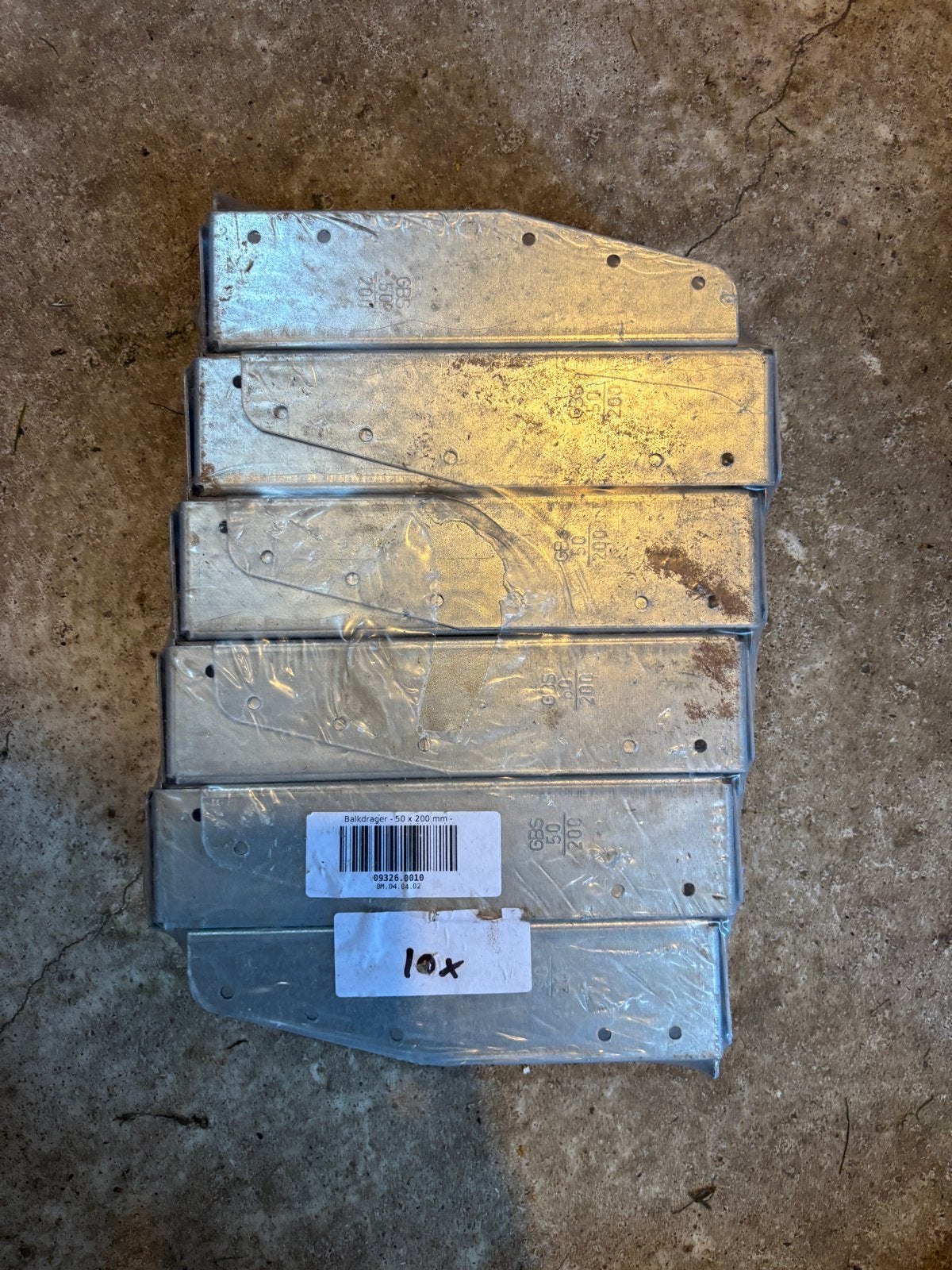 Balkdragers 50 x 200 mm - 10 stuks, Ophalen of Verzenden, Nieuw, 100 tot 250 mm, Overige typen