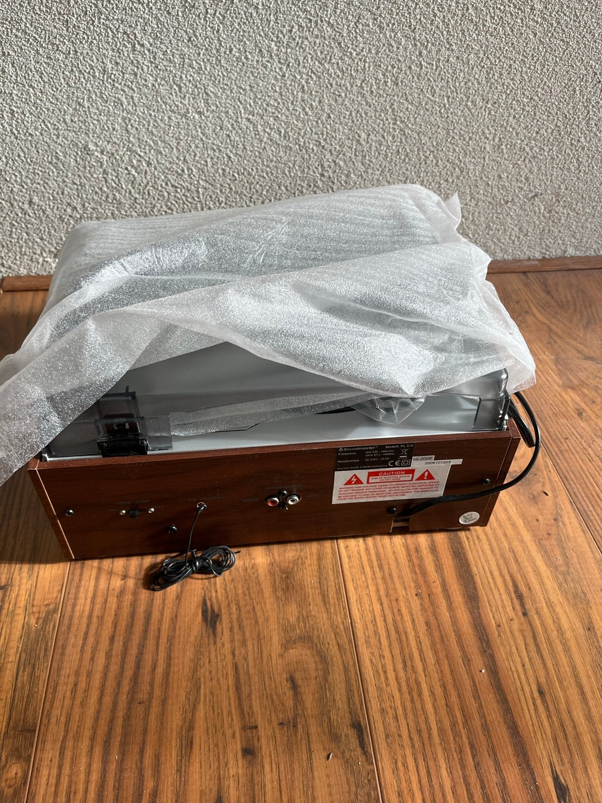 Soundmaster Platenspeler met Radio en USB-aansluiting, Audio, Tv en Foto, Platenspelers, Zo goed als nieuw, USB-aansluiting, Platenspeler