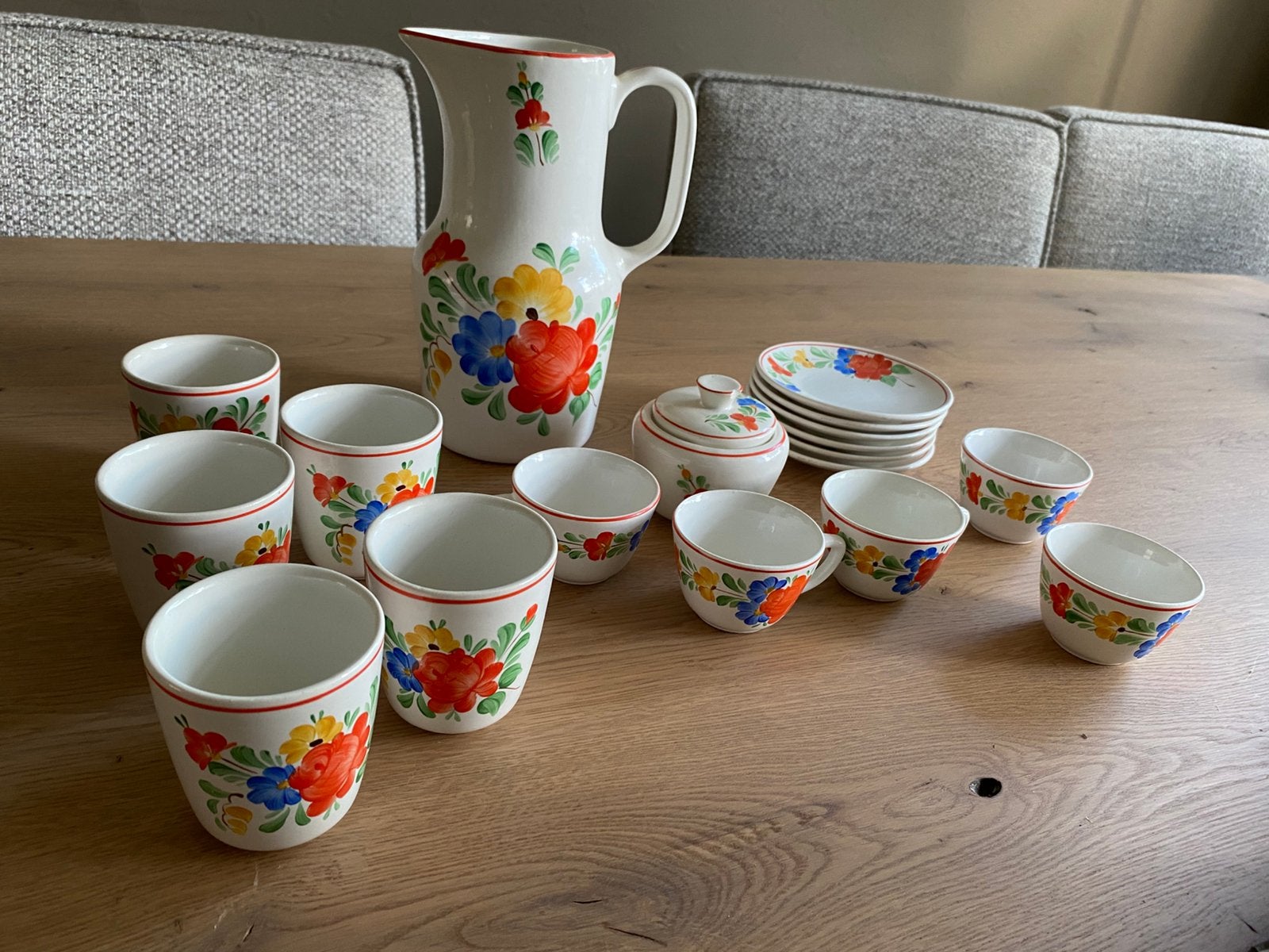 Vintage servies uit hongarije “Granit”, Ophalen