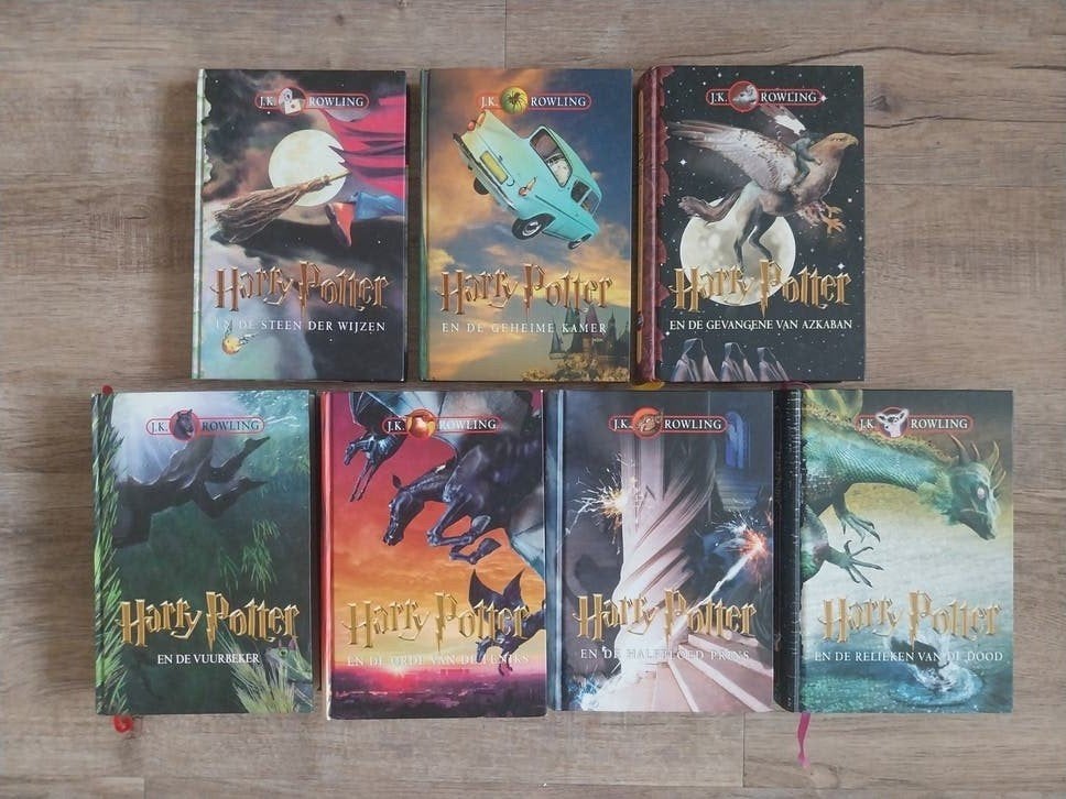7 X  Complete Serie .  **    Harry Potter.   **    HARDCOVER, Boeken, Ophalen of Verzenden, Zo goed als nieuw, J.K. Rowling