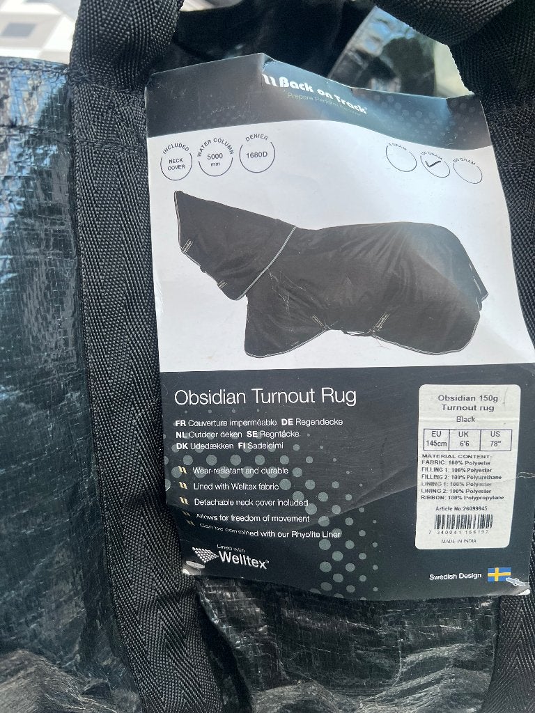 Back on Track Obsidian outdoor deken 6’6, Full (L), Overige merken, 150 g, Linersysteem