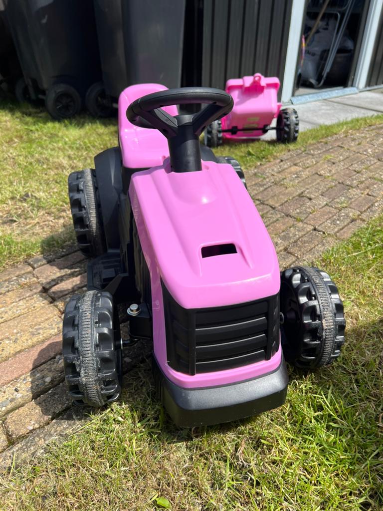 Roze elektrische traktor, Ophalen, Zo goed als nieuw, Overige merken, Motor