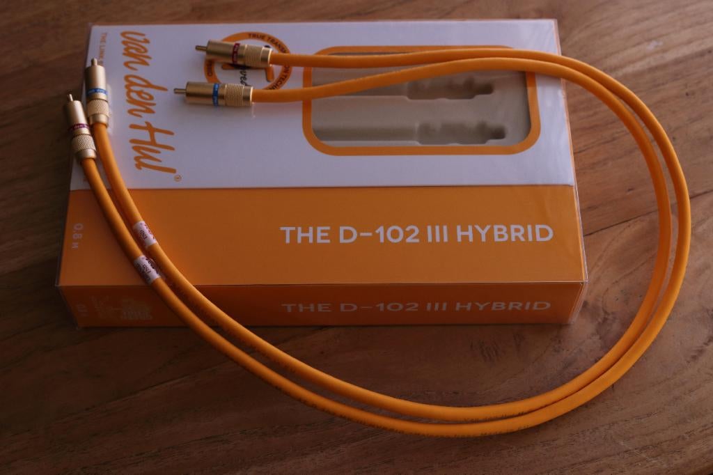 van den Hul D-102 mk III Hybrid, Ophalen of Verzenden, Zo goed als nieuw, Minder dan 2 meter, Interlink-kabel