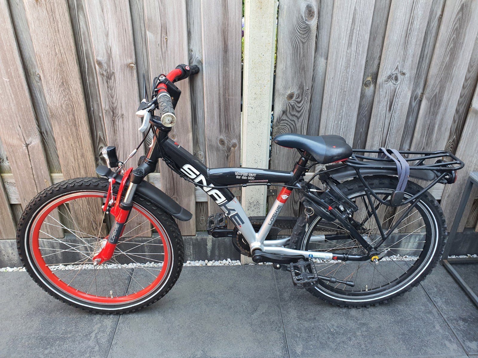 Batavus Snake 22 inch Jongensfiets 3 versnellingen, Ophalen, Terugtraprem, 22 inch, Versnellingen