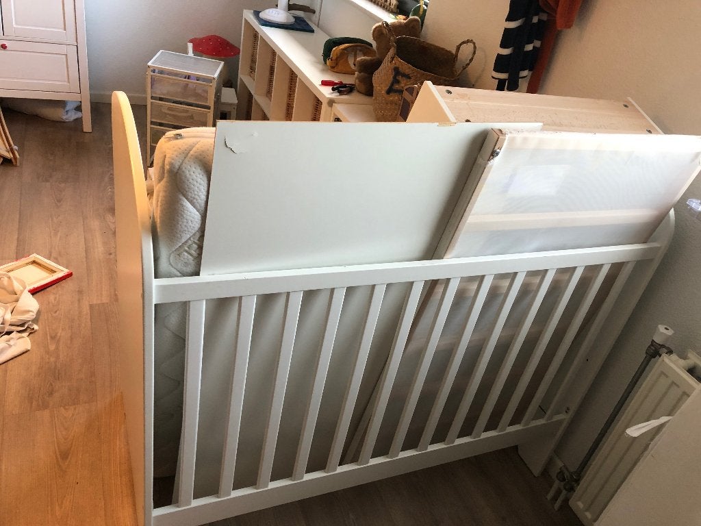 Ikea ledikant, Kinderen en Baby's, Babywiegjes en Ledikanten, Ophalen, Gebruikt, Ledikant