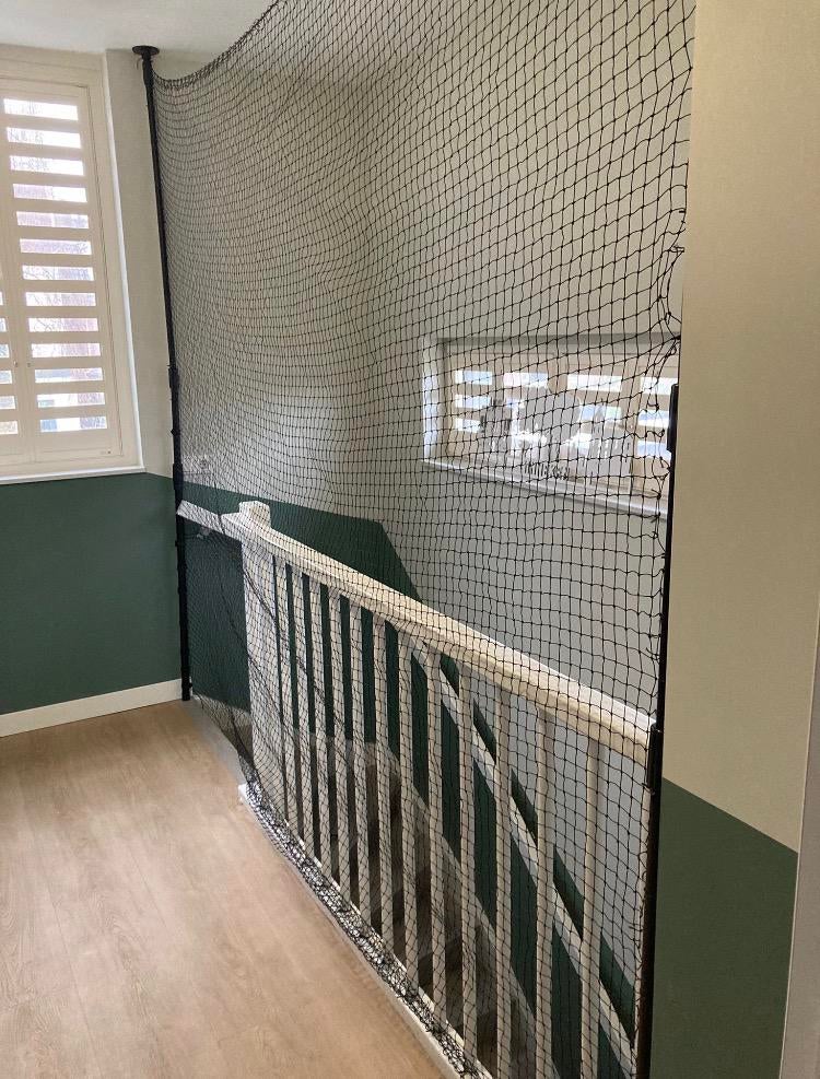 Katten-net geschikt voor balkon of overloop - 300x 265 cm, Dieren en Toebehoren, Katten-accessoires, Ophalen of Verzenden, Gebruikt