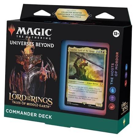 MTG Lord of the Rings Commander Deck: The Hosts of Mordor, Ophalen of Verzenden, Nieuw, Starterdeck