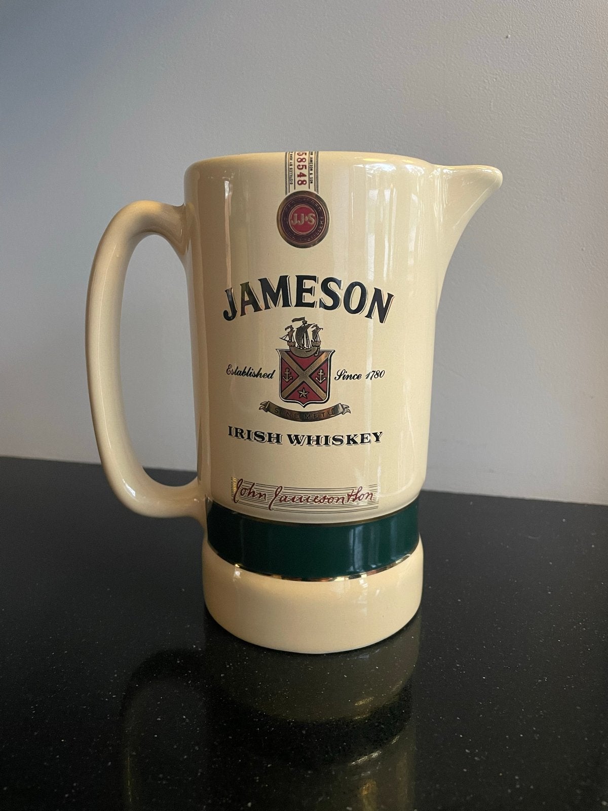 Vintage Jameson Irish Whiskey keramische kan, Ophalen of Verzenden
