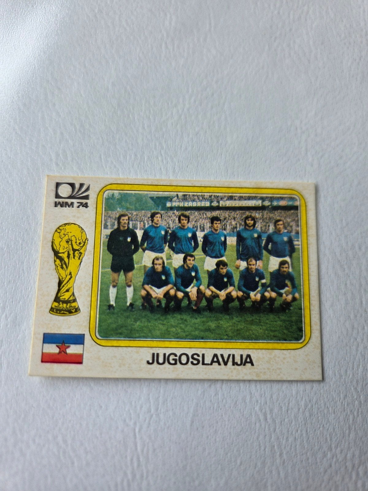 Panini WK 74, Ophalen of Verzenden, Zo goed als nieuw, Buitenlandse clubs, Poster, Plaatje of Sticker