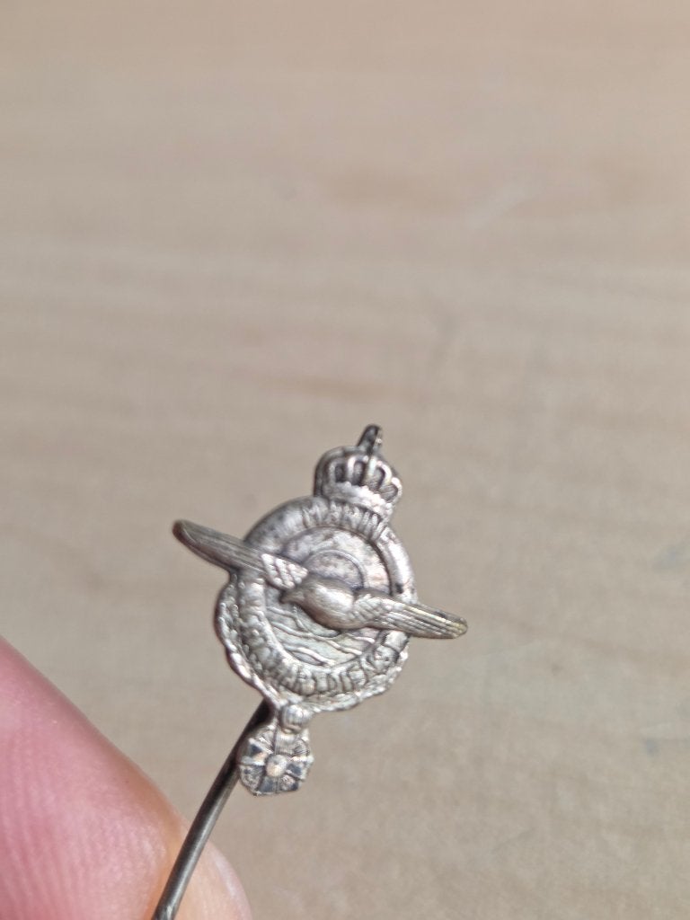 vintage reversspeld Marine Luchtvaartdienst, Verzamelen, Ophalen of Verzenden, Marine, Nederland, Embleem of Badge