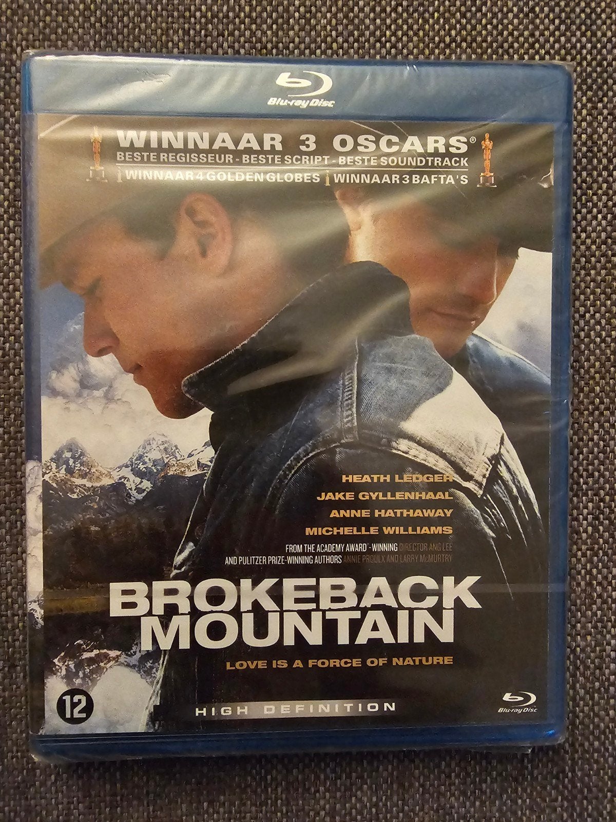 Brokeback Mountain Blu-ray - Nieuw in seal, Cd's en Dvd's, Blu-ray, Nieuw in verpakking, Drama, Blu-ray, Film, Vanaf 12 jaar, Engels