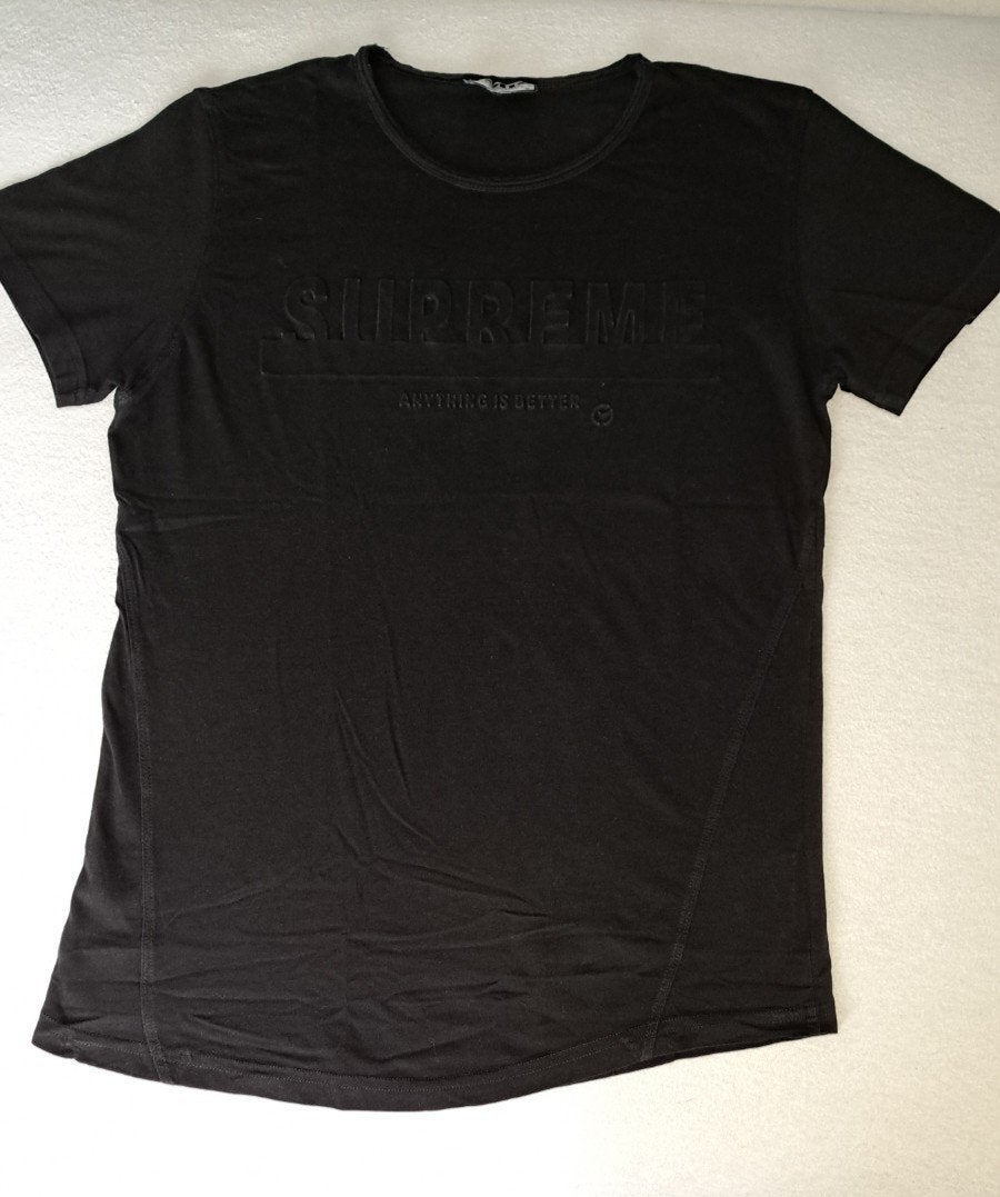 Zwart t-shirt met opdruk, mt. M, Kleding | Heren, Poolman, Maat 48/50 (M), Zwart, Ophalen of Verzenden