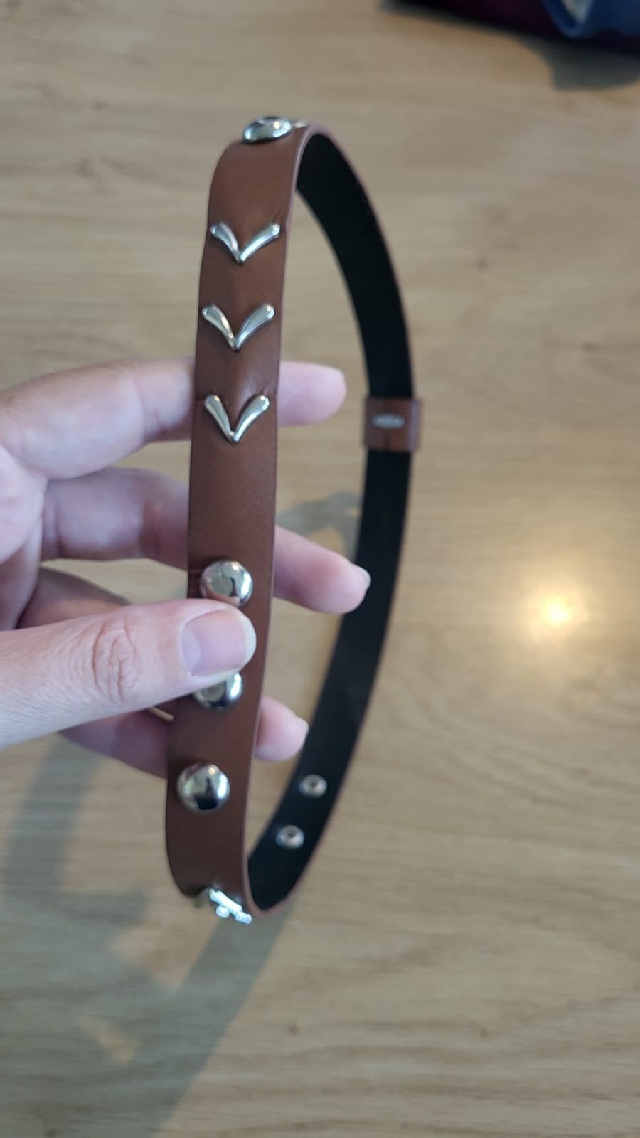 Cowboy hoofdband - bruin / zilveren details, XUYUH, Ophalen of Verzenden, Nieuw
