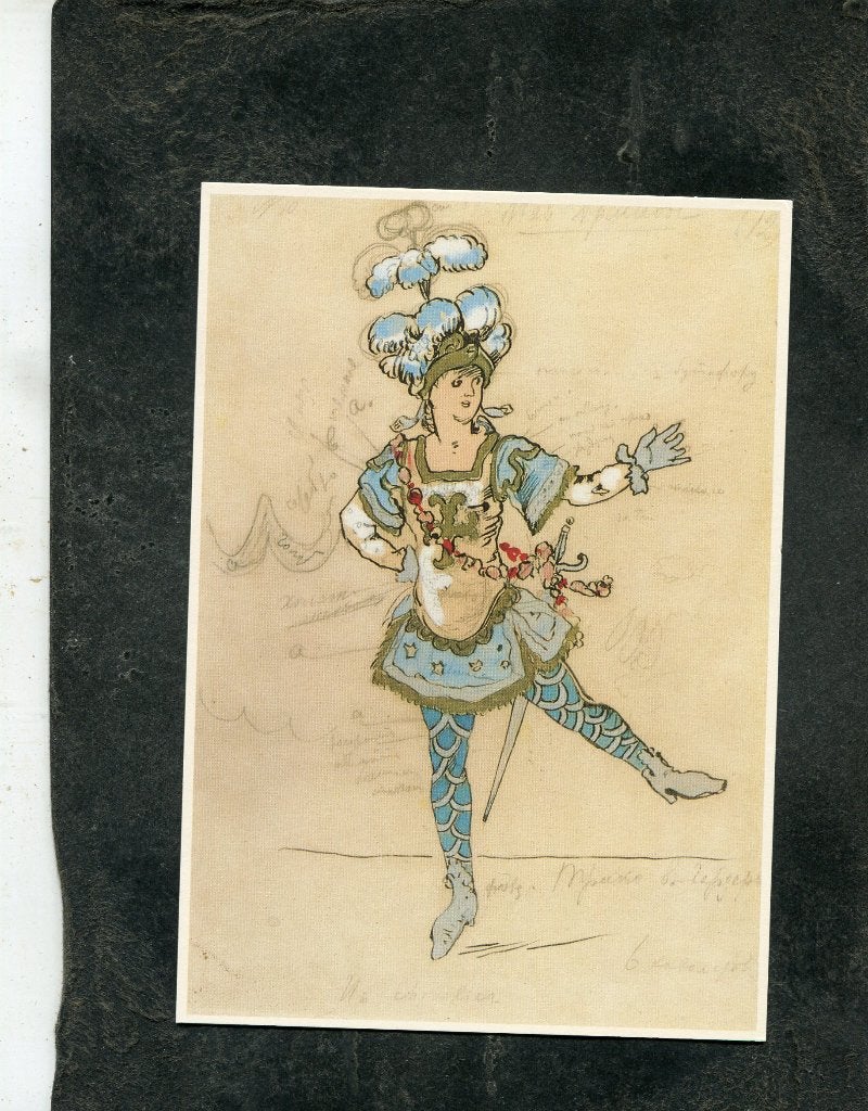 Ansicht Alexander Benois - Costume design for the ballet, Verzenden, 1980 tot heden, Ongelopen